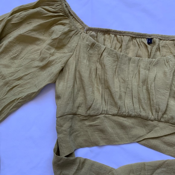 SHEIN Long sleeve Cropped Top - Picture 4 of 4